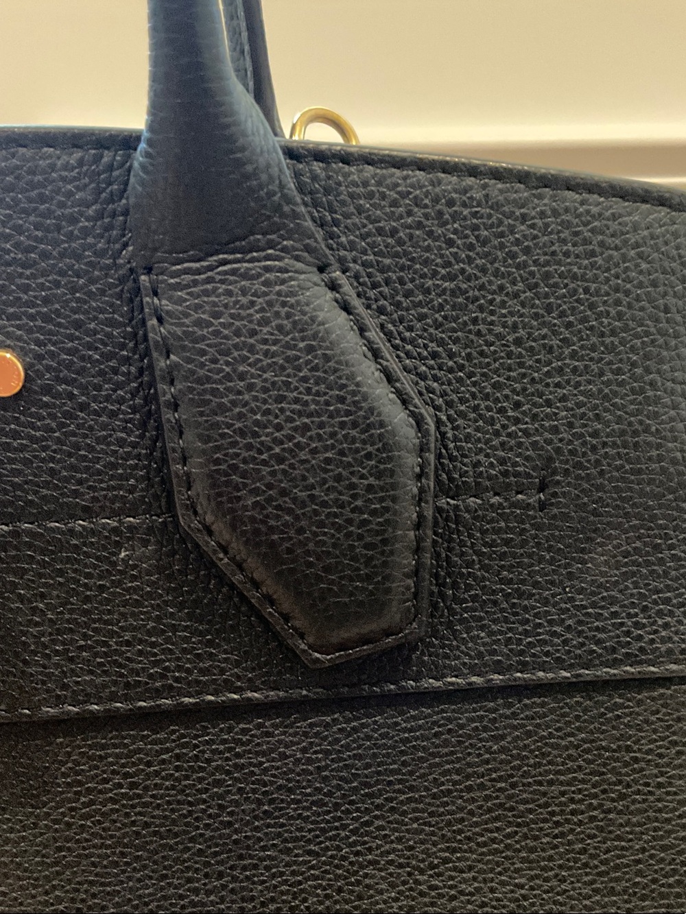 Louis Vuitton Black leather City Steamer MM Gold Hardware - Picture 4 of 13